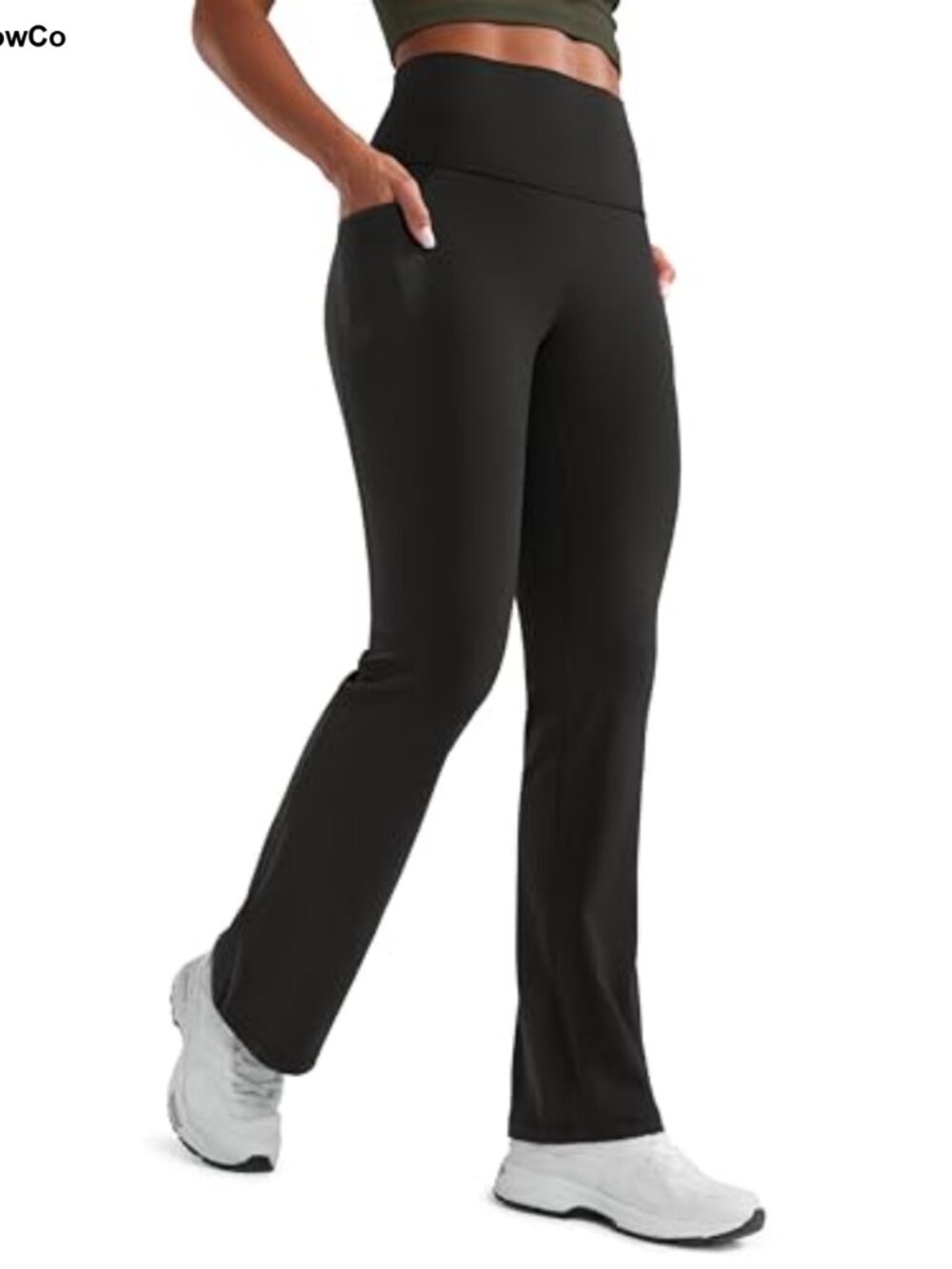Butterluxe Flare Leggings Side Pockets High Rise Bootcut Full Length Yoga Pants